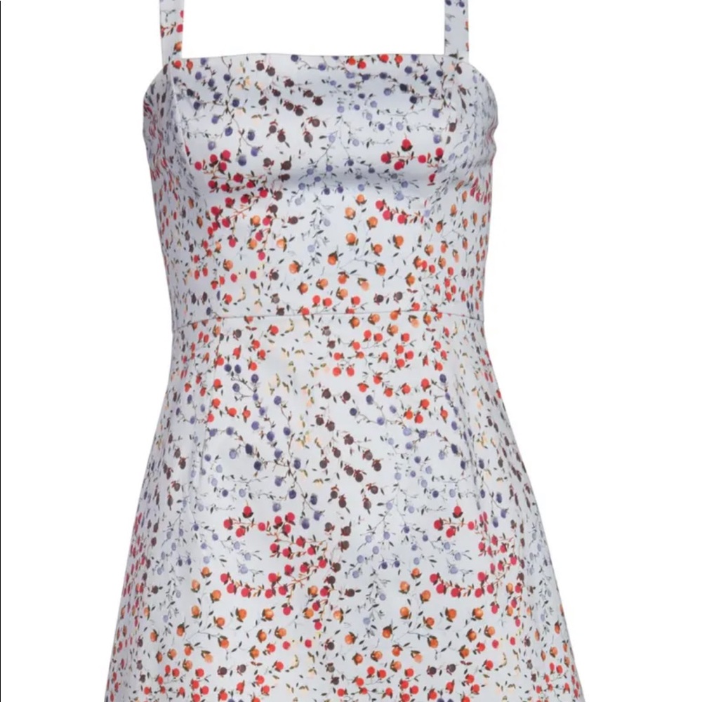French connection cotton sweet heart dress saltwater